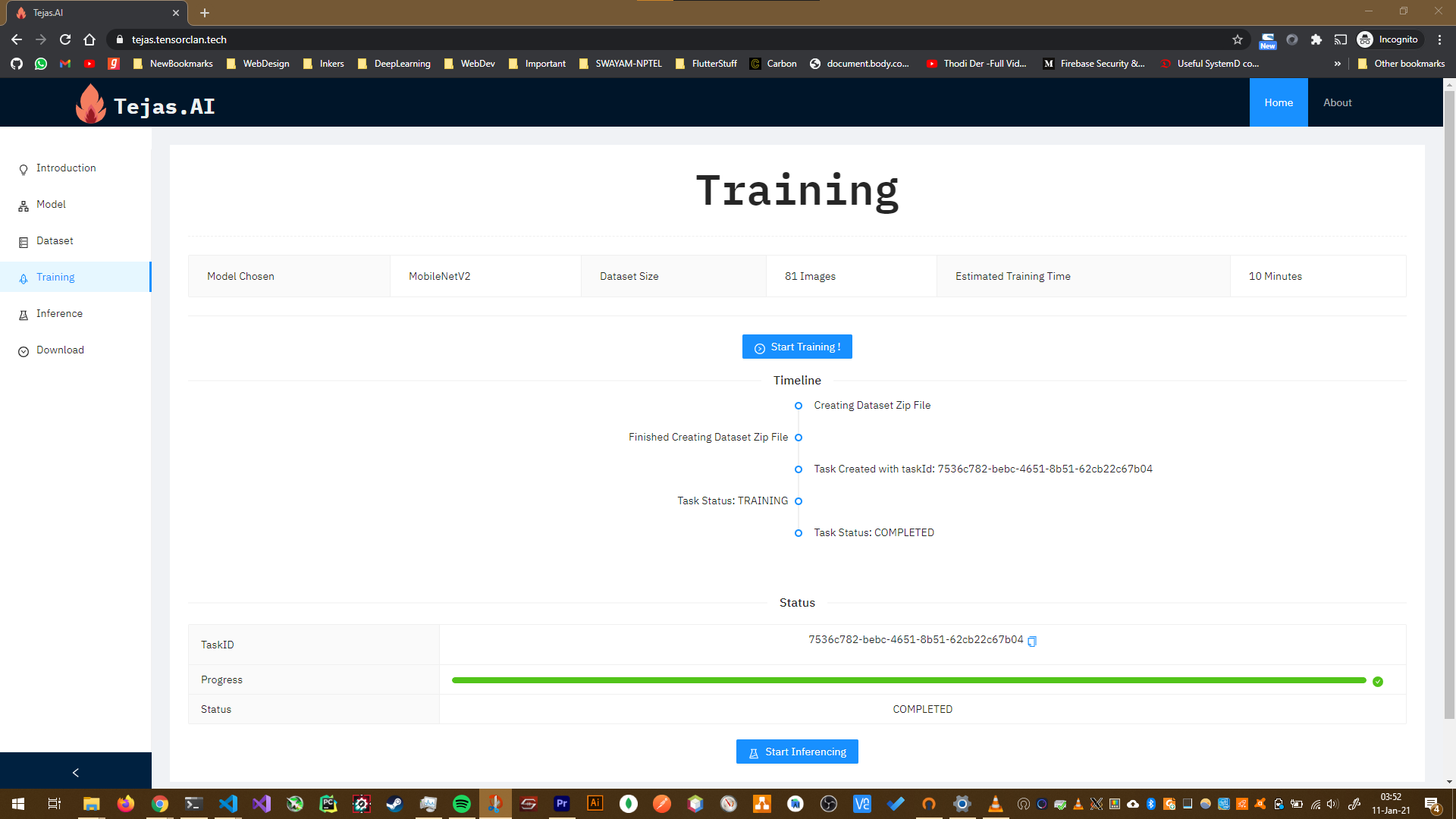 training